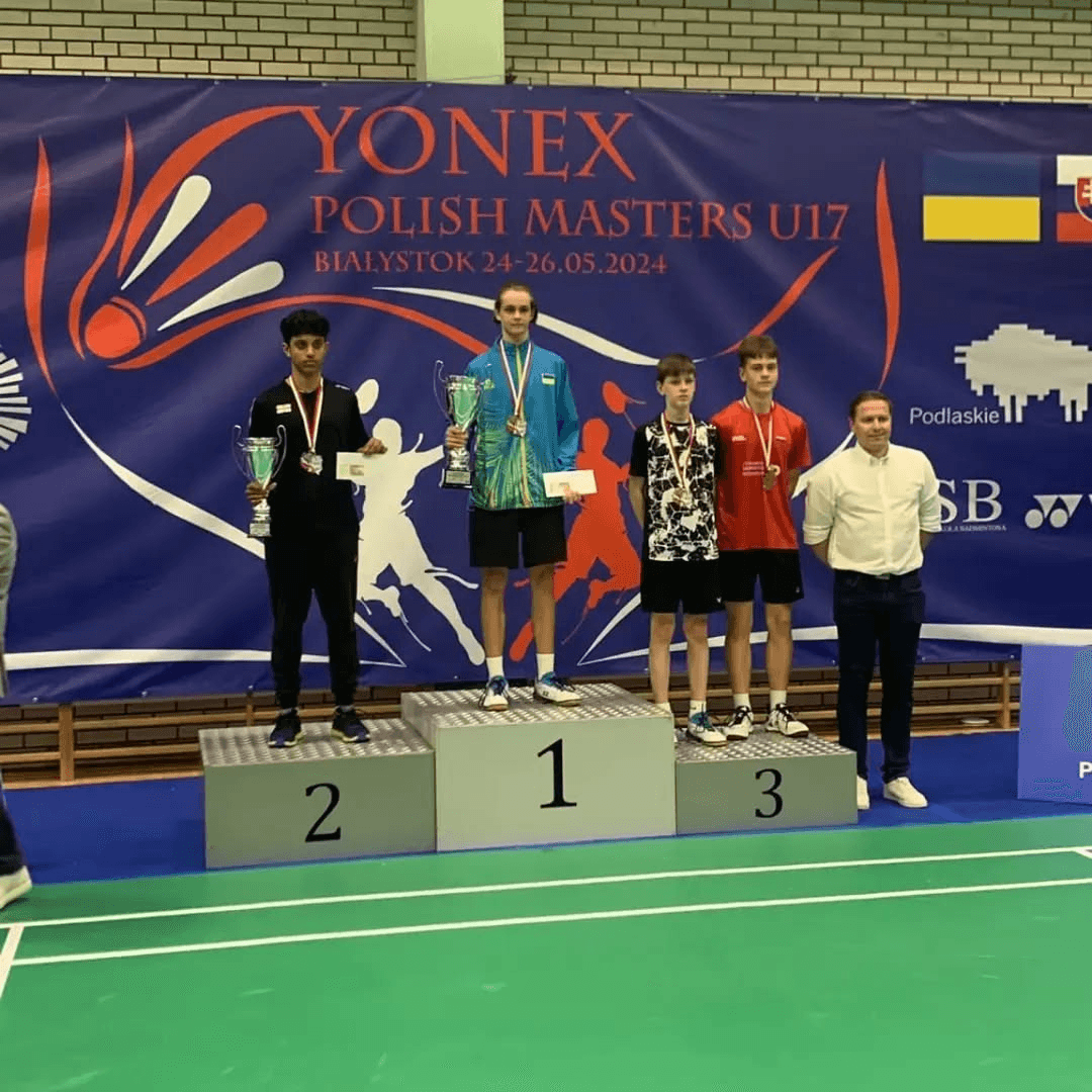 This was a good week finished 🥈at the U17 Polish masters and also 🥉in mixed doubles with Aahn